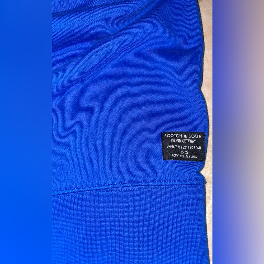 Scotch and Soda Mad Happy Men’s Pullover Shirt Lounge Sweatshirt Sweater Large - Picture 9 of 14